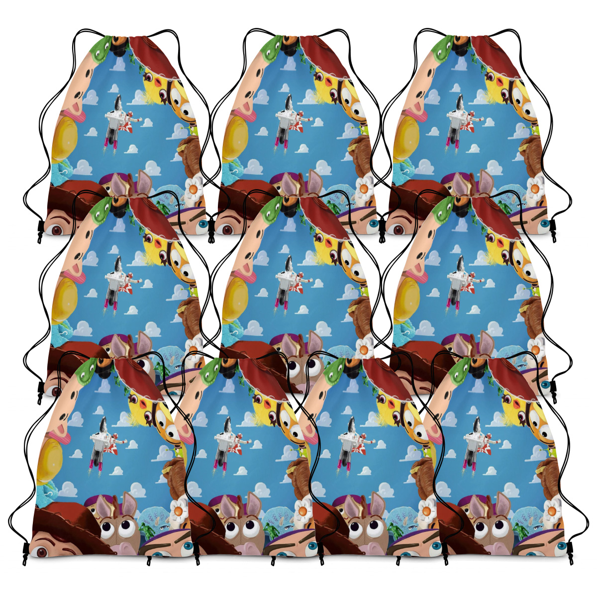 Toy Story Theme 10 drawstring bag combinations 16*13.4in